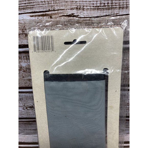 Rare Vtg Velcrowallet by LeWorld w/ Multiple Compartments Gray/Rainbow Stripe - Picture 2 of 2